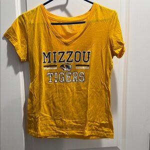 Yellow Mizzou Tigers T-Shirt